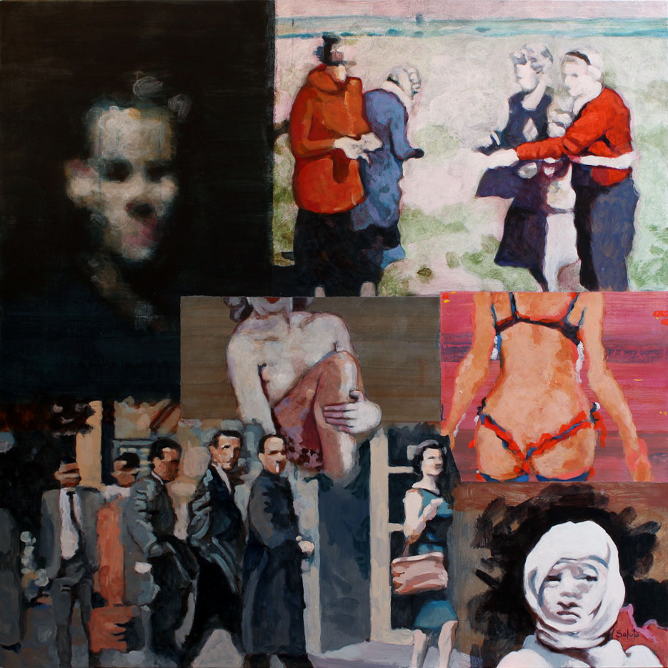 Soluto peinture dessin Regard Coupable Jean Roger Caussimon