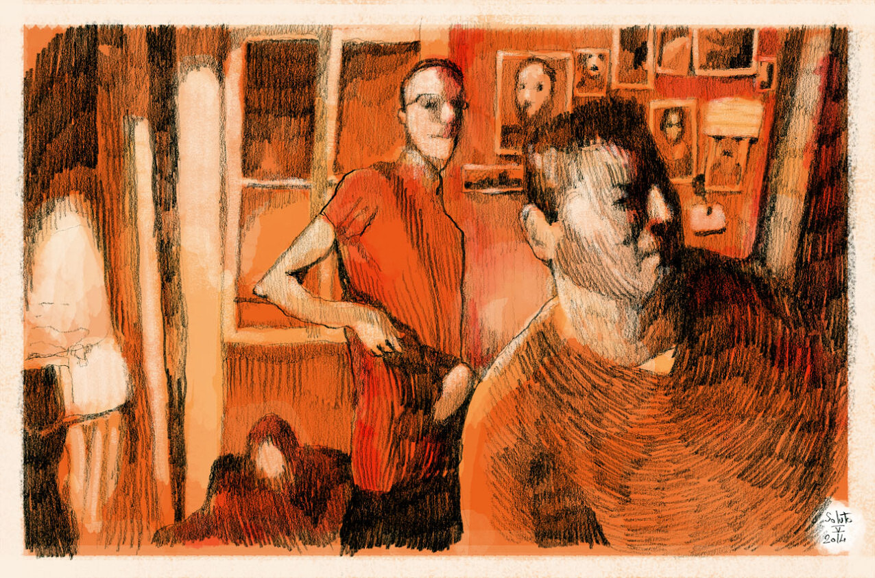 dessin soluto bloc croquis nu fille crayon ecriture peinture