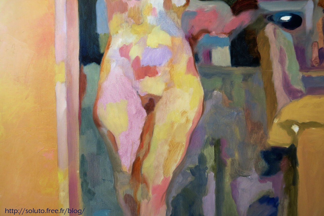 nu, huile sur toile, soluto