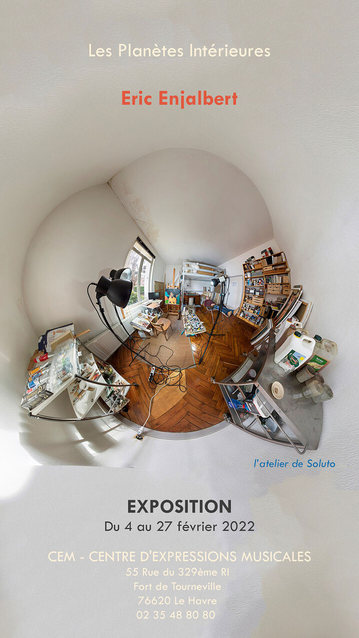 Eric Enjalbert, Planètes intérieures, photographie, soluto, atelier