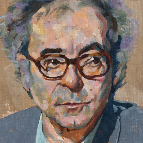 Jean-Luc Godard, illustration de couverture pour la revue &Eacute;clipses, 21 cm x 29,7 cm, 2025