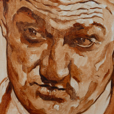 Lino Venture, Oil on paper, 30 cm x 40 cm, 2025