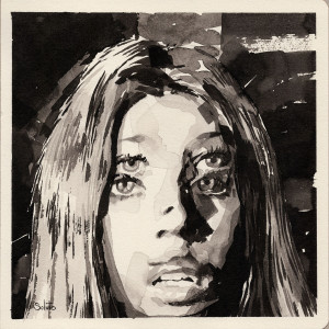 Lavis d'encre de Chine, 20 cm x 20 cm, 2026