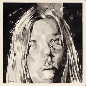 Lavis d'encre de Chine, 20 cm x 20 cm, 2026