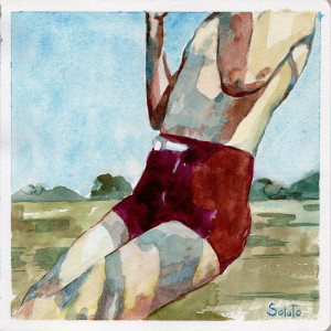 Aquarelle, 20 cm x 20 cm, 2026